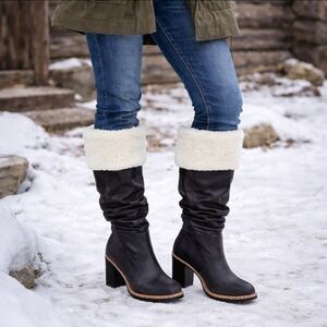 Mia Amore NEW!! Katerina Rustic Boho Slouchy Knee High Cozy Boots 9W